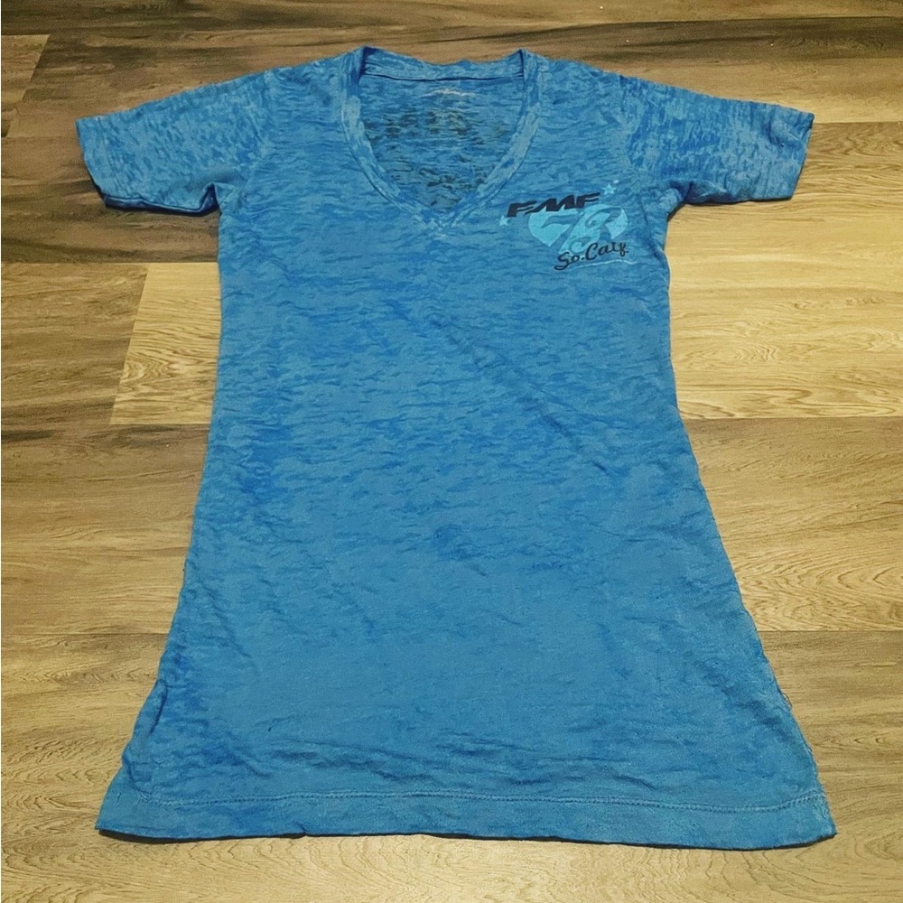 FMF RACING Women’s Burnout V-Neck Tee - XS